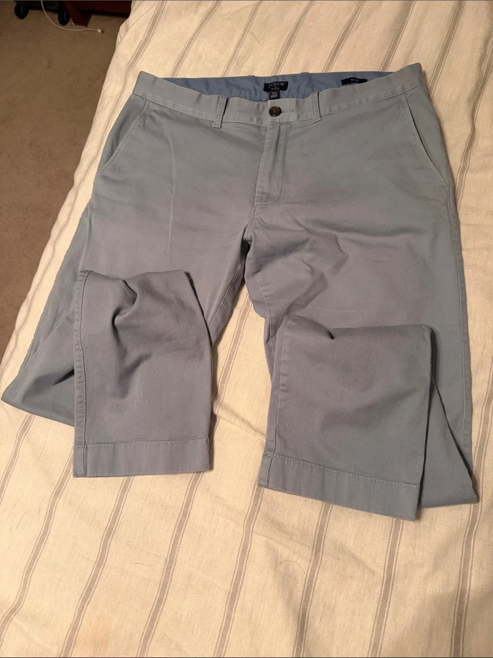 J.Crew Light Blue Men's Chino Slim Pants